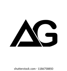 Ag Letter Vector Logo Stock Vector (Royalty Free) 1186758850 | Shutterstock