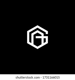 ag letter vector logo abstract