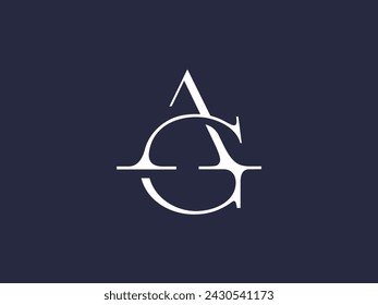 AG logo classic modern mature serif style. With luxurious and exclusive appearance. Best for your fashion, retail, attorney and law company, business consultancy, personal brand, or monogram wedding.