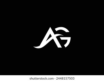 AG logo design creative logo design and modern logo