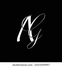 AG logo design,vector gradent background design