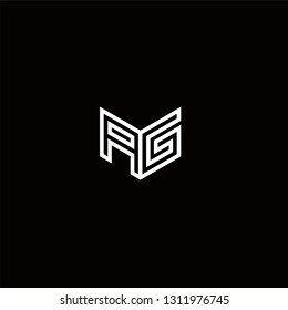 AG Logo Letter initial Designs Templete