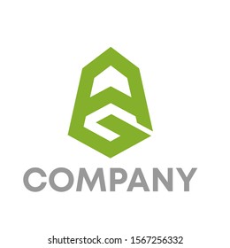 ag logo vector design template sign