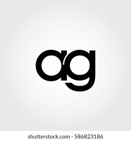 ag lowercase logo black interrelated