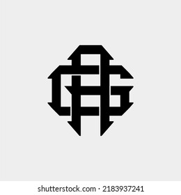 Ag Monogram Logo Acronym Vector Brand Stock Vector (Royalty Free ...