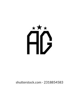 AG Monogram Logo Design Idea