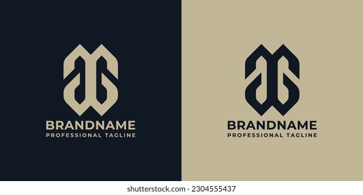 Monogramm-Logo der AG, geeignet für alle Geschäfte im Zusammenhang mit Buchstaben A und G