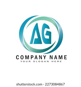 AG NEW UNIQUE MODERN LOGO DESIGN