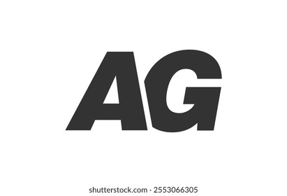 AG Techno Editable Font Logo Para Marca Corporativa. Diseño Atrevido Y Futurista Con Ideas Tipográficas Únicas. Tipo Personalizado Mínimo Y Variantes De Letras Dinámicas Para La Promoción, Impresión Y Títulos De Libros