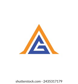 AG Typography logo,  AGL logo design,  A letter logo,ag  3d logo,  ag creative minimal logo