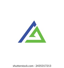 AG Typografie-Logo, AGL-Logo-Design, Ein Buchstaben-Logo, ag 3d-Logo, ag kreatives Minimallogo