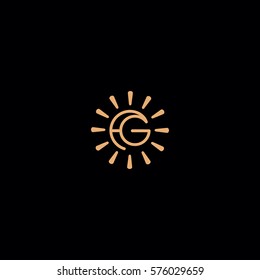 AG vector sun symbol