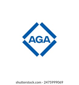 AGA logo. A G A design. White AGA letter. AGA, A G A letter logo design. A G A letter logo design 