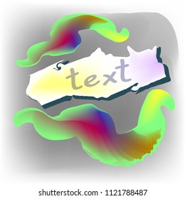 against the background of abstraction for a text map
