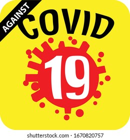 Against epidemics covid 19 sign