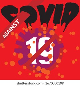 Against epidemics covid 19 sign