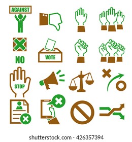 against icon set