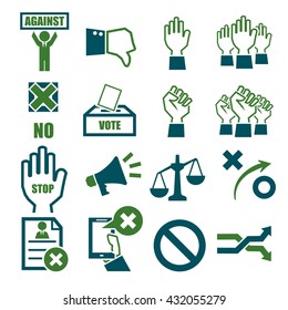 against icon set