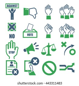 against icon set