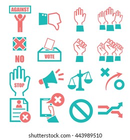 against icon set