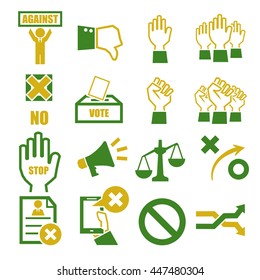 against icon set