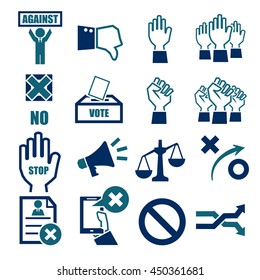 against icon set