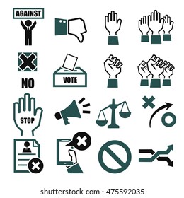 against icon set