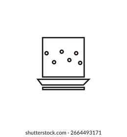 agar-agar icon illustration element design