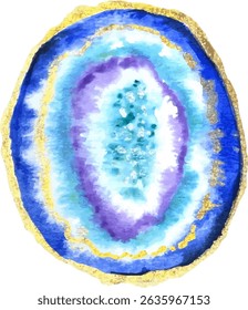 Material da fatia de ágata | Pedra natural