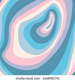 Textura agate en rosa y azul y beige. Tiras coloridas en círculo