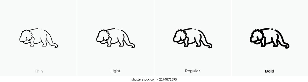 agathaumas icon. Thin, Light Regular And Bold style design isolated on white background