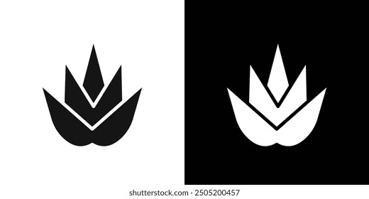 Conjunto de logotipo de Agave Icon Vector