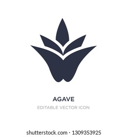 agave icon on white background. Simple element illustration from Nature concept. agave icon symbol design.