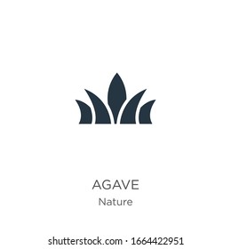 Agave icon vector. Trendy flat agave icon from nature collection isolated on white background. Vector illustration can be used for web and mobile graphic design, logo, eps10