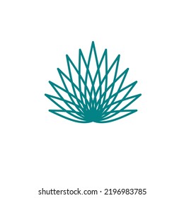 Agave vector icon. Plant,leaf symbol flat vector sign isolated on white background. Simple vector illustration for graphic and web design.