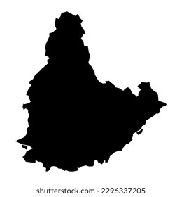 Agder county map, administrative region of Norway. Vector illustration.