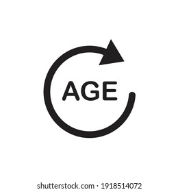 Age icon design. vector illustration