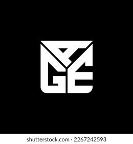 AGE letter logo creative design with vector graphic, AGE simple and modern logo.