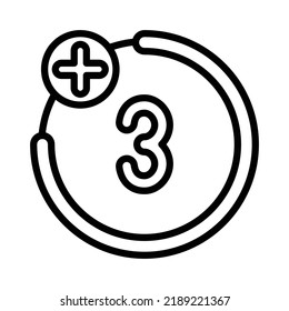 Age restriction Vector icon which can easily modify or edit

