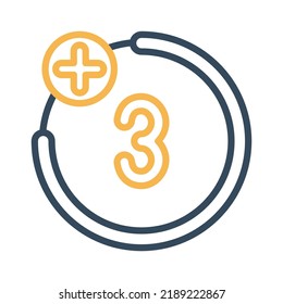 Age restriction Vector icon which can easily modify or edit


