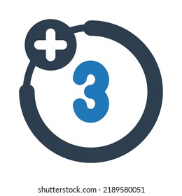 Age restriction Vector icon which can easily modify or edit

