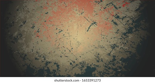 Aged background with scratches. Creative vintage background. Abstract background. Background for business cards and flyers. Vector illustration. EPS-10. Abstraction