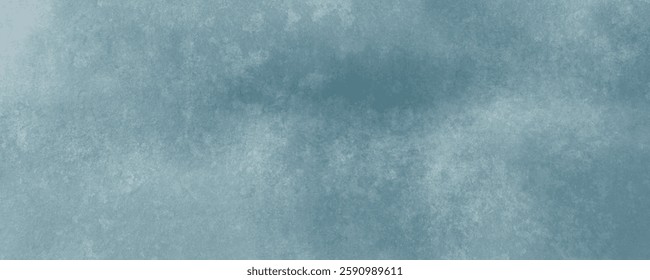 Aged and Distressed Blue Abstract Background with a Softly Torn and Scratched Surface
