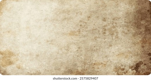 Aged grunge background with distressed textures and vintage brown tones perfect for retro designs, digital artwork, and creative overlay templates