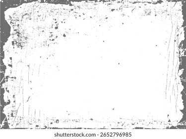 Textura de borda grunge envelhecida com bordas de quadro. Fundo retro angustiado para gráficos. Ideal para pôster criativo e trabalho de foto.
