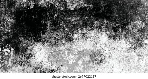 Aged grunge concrete wall with abstract vintage black overlay