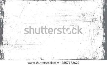 Aged grunge texture with vintage frame and distressed edges. Old surface background design. Ideal for retro visuals and layout overlays.
