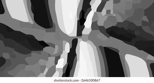 Textura de gradiente de ruído de meio-tom antigo. Grunge manchas sujas e fundo de manchas. Papel de parede de grãos de areia desbotado branco e preto. Vetor de tela de fundo horizontal cômico pixelizado retrô
