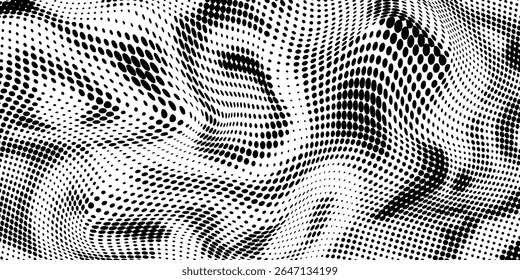 Textura de gradiente de ruído de meio-tom antigo. Grunge manchas sujas e fundo de manchas. Branco e preto desbotado areia grão papel de parede vetor
