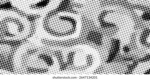 Textura de gradiente de ruído de meio-tom antigo. Grunge manchas sujas e fundo de manchas. Branco e preto desbotado areia grão papel de parede vetor
